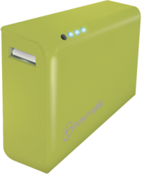 Tunçmatik Mini Charge 5000 mAh Micro USB Kablolu Powerbank Yeşil
