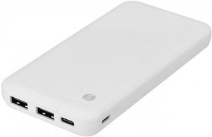 S-link IP-G10D 10000 mAh Hızlı Şarj USB & Type C Çoklu Kablolu Powerbank Beyaz