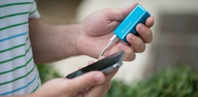 Tunçmatik Mini Charge 2000 mAh Micro USB Kablolu Powerbank Mavi