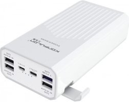 Konfulon P40Q 40000 mAh Hızlı Şarj USB & Type C Çoklu Kablolu Powerbank Beyaz