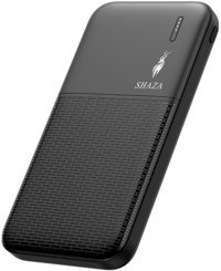 Shaza Dark 10000 mAh Hızlı Şarj USB & Type C Çoklu Kablolu Powerbank