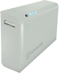 Tunçmatik Mini Charge 5000 mAh Micro USB Kablolu Powerbank Beyaz