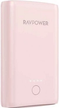 RAVPower RP-PB170 10050 mAh Hızlı Şarj Micro USB Çoklu Kablolu Powerbank Pembe