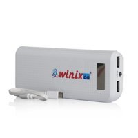 Winixco 13200 mAh Hızlı Şarj Işıklı Dijital Göstergeli Micro USB Çoklu Kablolu Powerbank