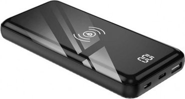 Xipin WS-T58 10000 mAh Hızlı Şarj Dijital Göstergeli USB & Type C Çoklu Kablolu Powerbank