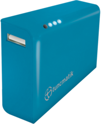 Tunçmatik Mini Charge 5000 mAh Micro USB Kablolu Powerbank Mavi