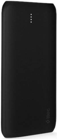 Ttec PowerSlim 10000 mAh Hızlı Şarj USB & Type C Çoklu Kablolu Powerbank Siyah