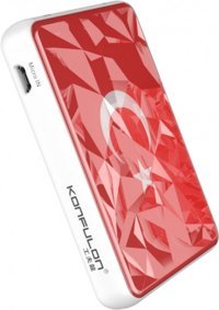 Konfulon A9 5000 mAh Hızlı Şarj USB & Type C Çoklu Kablolu Powerbank
