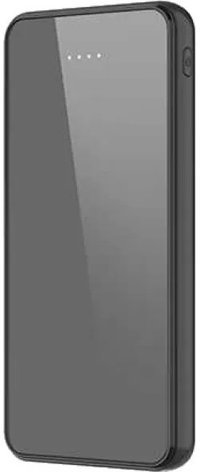 Xipin M8 10000 mAh Hızlı Şarj USB & Type C Çoklu Kablolu Powerbank Siyah