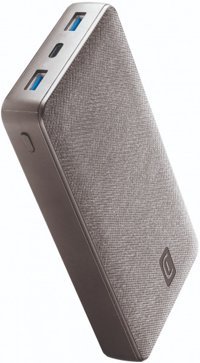 Cellularline Shade 20000 mAh Hızlı Şarj USB & Type C Çoklu Kablolu Powerbank