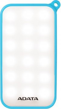 Adata IP54 8000 mAh Hızlı Şarj Işıklı Micro USB Çoklu Kablolu Powerbank Açık Mavi