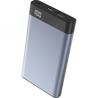 Xipin T13 10000 mAh Hızlı Şarj Dijital Göstergeli Micro USB Çoklu Kablolu Powerbank Mavi