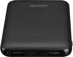 Asonic AS-P05 5000 mAh Hızlı Şarj Micro USB Çoklu Kablolu Powerbank Siyah