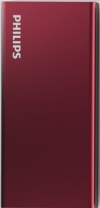 Philips DLP6710 10000 mAh Hızlı Şarj USB & Type C Kablolu Powerbank Kırmızı