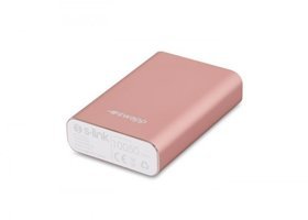 S-link Swapp IP-G15 10050 mAh Hızlı Şarj Micro USB Çoklu Kablolu Powerbank Pembe