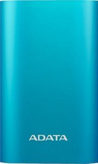 Adata A10050QC 10050 mAh Hızlı Şarj Micro USB Çoklu Kablolu Powerbank Açık Mavi