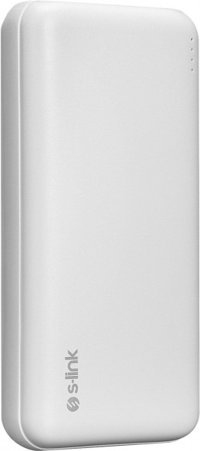 S-link G205 20000 mAh Hızlı Şarj USB & Type C Çoklu Kablolu Powerbank Beyaz