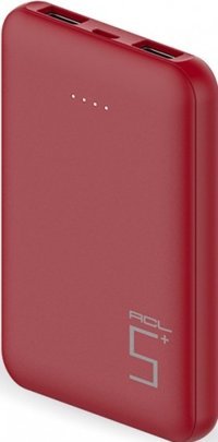 ACL PW-33 5000 mAh Hızlı Şarj Micro USB Çoklu Kablolu Powerbank Kırmızı