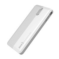 Zore ZR-1013 10000 mAh Hızlı Şarj USB & Type C Çoklu Kablolu Powerbank Beyaz