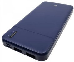 Dexim M35 10000 mAh Hızlı Şarj USB & Type C Çoklu Kablolu Powerbank Mavi