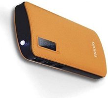 Philips DLP6006 11000 mAh Hızlı Şarj Işıklı Dijital Göstergeli Micro USB Çoklu Kablolu Powerbank Turuncu