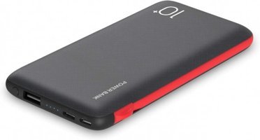 Deji DJ-220 10000 mAh USB & Type C Çoklu Kablolu Powerbank Siyah