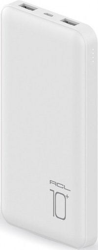 ACL PW-34 10000 mAh Hızlı Şarj Micro USB Çoklu Kablolu Powerbank Beyaz