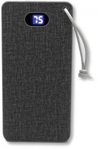 Dexim U109 10000 mAh Hızlı Şarj Dijital Göstergeli USB & Type C Kablolu Powerbank Gri