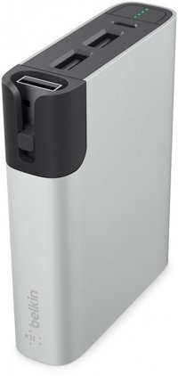 Belkin Mixit 6600 mAh Hızlı Şarj Micro USB Çoklu Kablolu Powerbank Gümüş