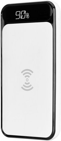 S-link IP-217W 10000 mAh Hızlı Şarj Dijital Göstergeli USB & Type C Çoklu Kablolu Powerbank Beyaz