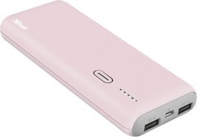 Trust Urban 10000 mAh Hızlı Şarj Micro USB Çoklu Kablolu Powerbank Pembe