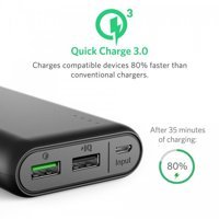 Anker PowerCore 20000 mAh Hızlı Şarj Micro USB Çoklu Kablolu Powerbank
