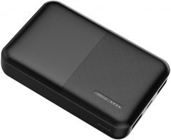 Dexim DCA0015 10000 mAh Hızlı Şarj Micro USB Çoklu Kablolu Powerbank Siyah