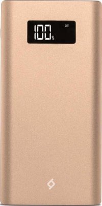 Ttec AlumiSlim 10000 mAh Hızlı Şarj Dijital Göstergeli Micro USB Çoklu Kablolu Powerbank Altın