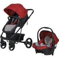 Sunny Baby 9023 Icon Çift Yönlü Katlanabilir Tek Elle Kapanan 360 Derece Dönen Tam Yatar Travel Sistem Bebek Arabası Gri