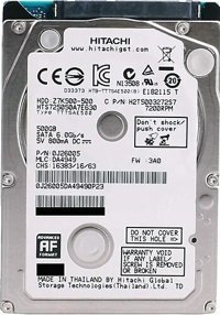 Hitachi Travelstar Z7K500 HTS725050A7E630 500 GB 2.5 İnç 7200 RPM 32 MB SATA 3.0 Laptop Harddisk