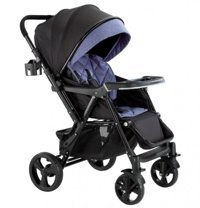 Baby2Go 2026 Smart Çift Yönlü Katlanabilir 360 Derece Dönen Tam Yatar Puset Bebek Arabası Mor