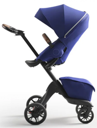 Stokke Xplory X Çift Yönlü Katlanabilir 360 Derece Dönen Tam Yatar Puset Bebek Arabası Bordo