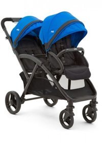 Joie S 61424 Evalite Duo Tandem Katlanabilir Tek Elle Kapanan 360 Derece Dönen Tam Yatar Puset Bebek Arabası Mavi