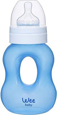 Wee Baby BT5239 Polipropilen Kulpsuz Renkli Yuvarlak Uçlu Bebek Biberon 240 ml