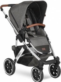 ABC Design Salsa 4 Diamond Edition Çift Yönlü Katlanabilir 360 Derece Dönen Tam Yatar Puset Bebek Arabası Grİ
