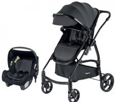 Baby Care BC-41 Astra Safe Trio Çift Yönlü Katlanabilir 360 Derece Dönen Tam Yatar Kabin Tipi Puset Bebek Arabası Siyah