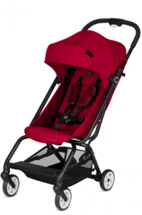 Cybex Eezy S Katlanabilir Tek Elle Kapanan 360 Derece Dönen Tam Yatar Kabin Tipi Puset Bebek Arabası Kırmızı