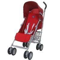 Chicco London Up Katlanabilir Tek Elle Kapanan 360 Derece Dönen Tam Yatar Kabin Tipi Baston Bebek Arabası Kırmızı