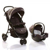 Joie Litetrax 3 Katlanabilir Tek Elle Kapanan 360 Derece Dönen Tam Yatar Travel Sistem Bebek Arabası Kırmızı