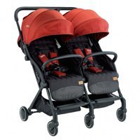 Baby2Go 2025 Moly Twin Katlanabilir Tek Elle Kapanan 360 Derece Dönen Tam Yatar Puset Bebek Arabası Gri