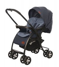 Baby2Go 8021 Loola Çift Yönlü Katlanabilir 360 Derece Dönen Tam Yatar Kabin Tipi Puset Bebek Arabası Mavi
