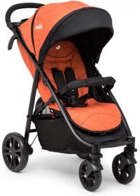 Joie S1112 Litetrax 4 Katlanabilir Tek Elle Kapanan 360 Derece Dönen Tam Yatar Puset Bebek Arabası Turuncu