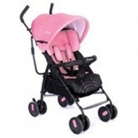 Prava P04 Katlanabilir 360 Derece Dönen Kabin Tipi Baston Bebek Arabası Pembe