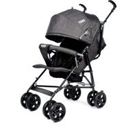 Tois Baby Atlas Pro Katlanabilir Tek Elle Kapanan 360 Derece Dönen Kabin Tipi Baston Bebek Arabası Siyah